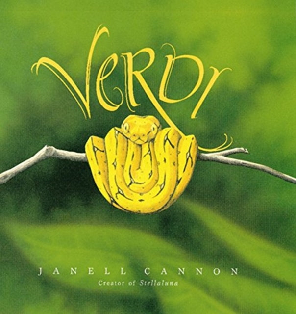 Binding: Hardcover
Description: Deep in the jungle where all the pythons are green Verdi is born a little bit different. This gorgeously illustrated picture book from the creator of Stellaluna sends a timely message to young readers about the importance of loving the skin you're in.
