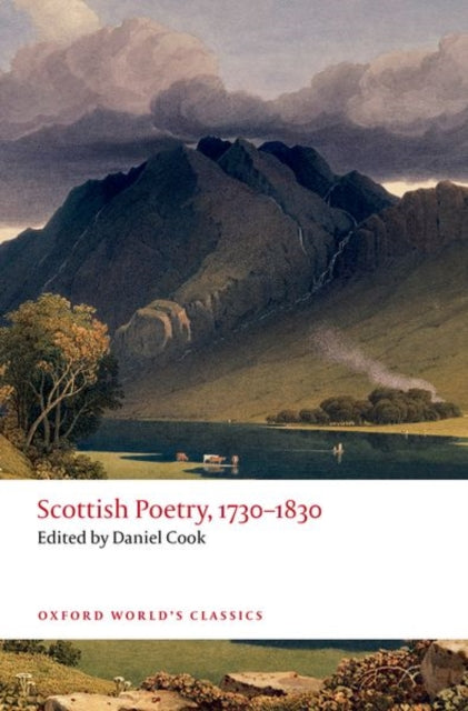 Oxford University Press - Scottish Poetry 1730 - 1830 - Paperback