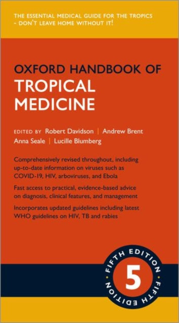 Description: The Oxford Handbook of Tropical Medicine fifth edition is the definitive resource for medical problems in tropical regions and in low - resource settings. Comprehensive in scope and concise in style this portable guide ensures that you always have the vital information you need at your fingertips.