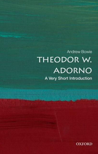 Binding: Paperback
Description: Very Short Introductions: Brilliant Sharp Inspiring T. W. Adorno (1903 - 69) was a German philosopher and social and cultural theorist.