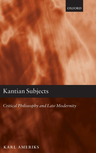 Binding: Hardcover
Description: In this volume Karl Ameriks explores Kantian subjects in three senses. In Part I he first clarifies the most distinctive features - such as freedom and autonomy - of Kant's notion of what it is for us to be a subject.