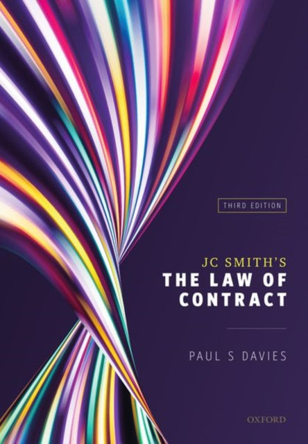 Binding: Paperback
Description: JC Smith's The Law of Contract provides a superb overview of all the key areas of contract law making it ideal for use on all undergraduate courses.