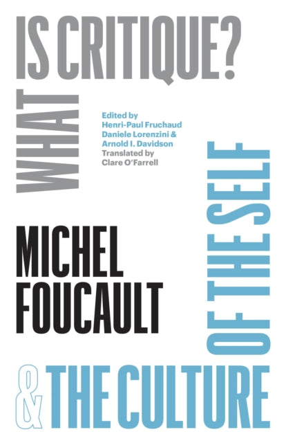 Binding: Hardcover
Description: Newly published lectures by Foucault on critique Enlightenment and the care of the self.