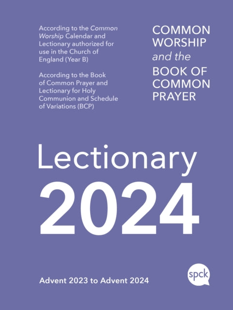 Binding: Paperback
Description: The Common Worship Lectionary 2024 offers an easy to use clearly laid out presentation of the Common Worship lectionary and Bible readings for the 2024 liturgical year.