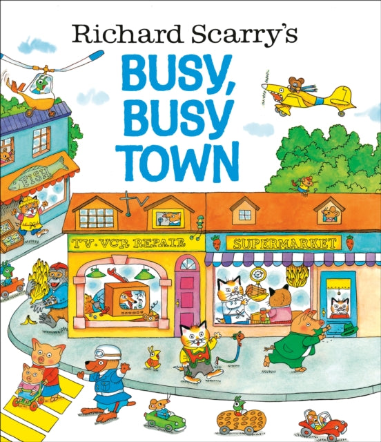Binding: Hardcover
Description: Richard Scarry's classic book that takes readers all around town! Join Lowly Worm Huckle Cat and other beloved characters for a day in Richard Scarry's Busy Busy Town.