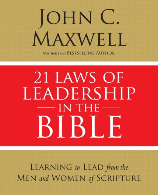 Binding: Paperback
Description: Bestselling author John Maxwell draws on the stories of men and women in the Bible to show how they modeled what he calls 'the 21 irrefutable laws of leadership.