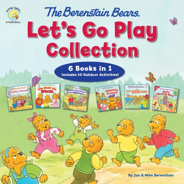 Binding: Hardcover
Description: Get outside and play with the Berenstain Bears! This high - value six - book collection encourages young readers to get out and explore God's wonderful world with inspiring stories filled with adventure laughter and fun.