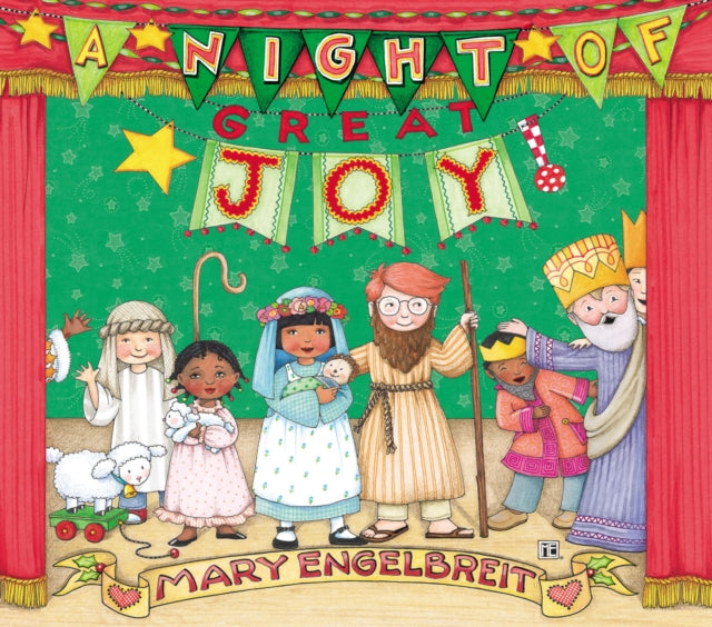 Binding: Hardcover
Description: New York Times bestselling illustrator Mary Engelbreit presents A Night of Great Joy - - - a delightful picture book that celebrates the season and tells the story of the nativity through the performance of the children's Christmas pageant.