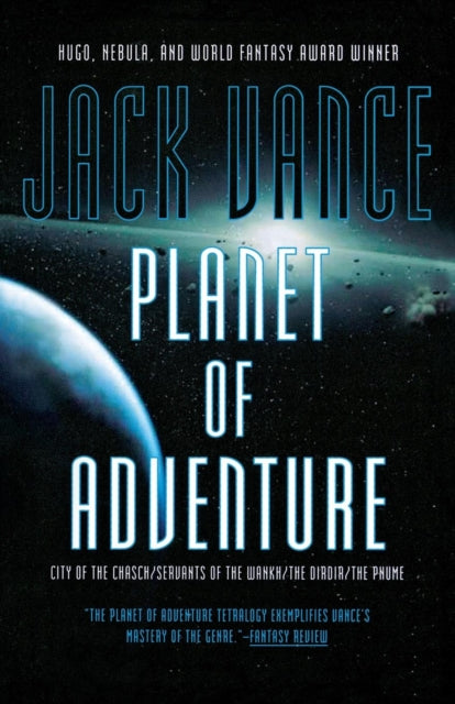 Binding: Paperback
Title: Planet Of Adventure
Author(s): Vance Jack
Publisher: St Martin's Press
Barcode: 9780312854881
Pages: 544 Pages
Publication Date: 8/15/1993
Category: Science Fiction