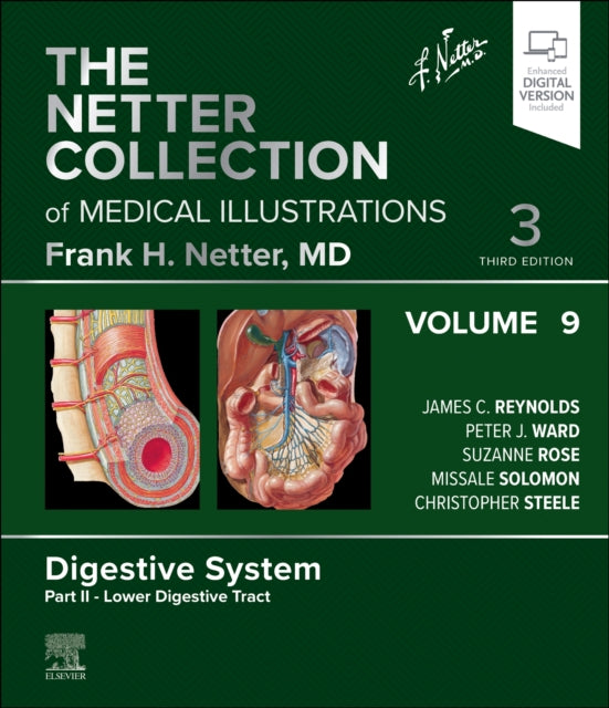 Elsevier - Health Sciences Division - The Netter Collection Of Medical Illustrations: Digestive System Volume 9, Part Ii - Lower Digestive Tract - Hardcover