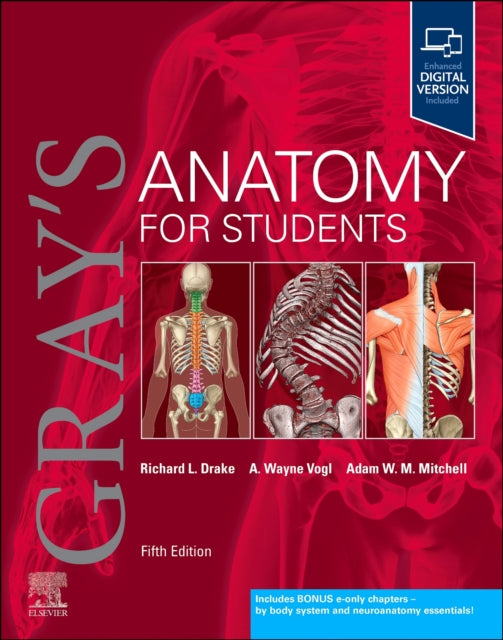 Binding: Paperback
Description: Concise readable text and an outstanding art program make Gray's Anatomy for Students 5th Edition your go - to text for essential information in human anatomy.