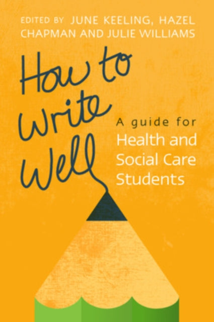 Binding: Paperback
Description: Good writing skills are essential for study but many students find that they struggle to write well. Written especially for health and social care students this book demystifies academic writing giving you an understanding of what good writing looks like and how to achieve it.