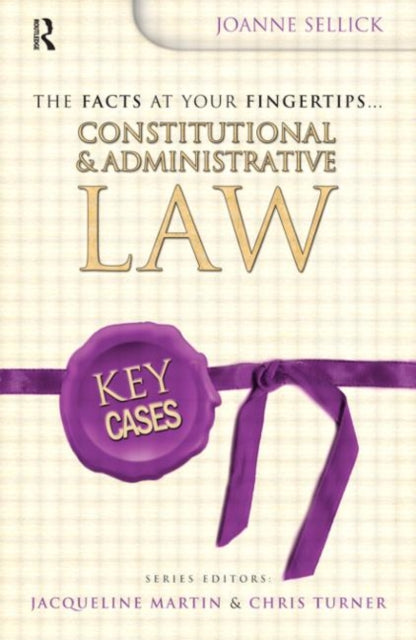 Binding: Paperback
Description: Key Cases is the essential series for anyone studying law including A Level LLB ILEX and post - graduate conversion courses.