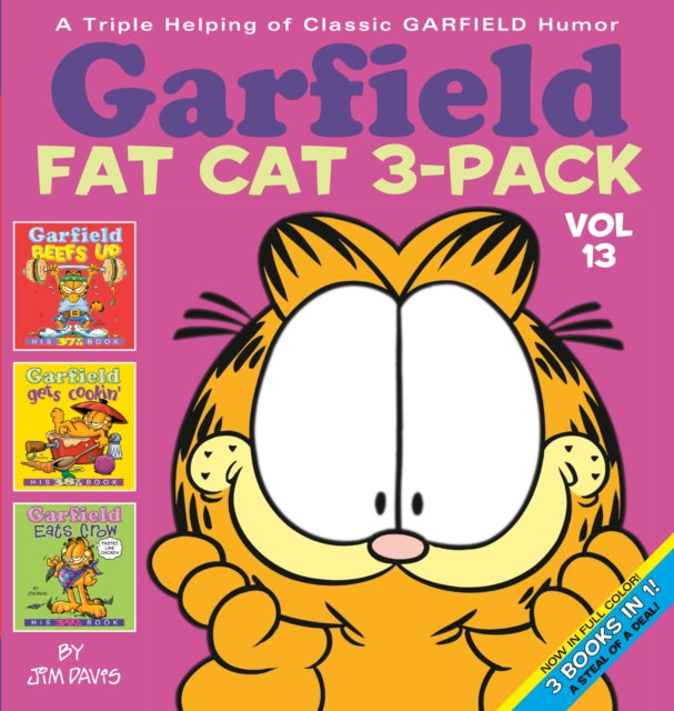 Binding: Paperback
Description: This uproarious collection includes three books in one: Garfield Beefs Up Garfield Gets Cookin and Garfield Eats Crow.