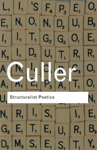 Binding: Paperback
Description: A work of technical skill as well as outstanding literary merit Structuralist Poetics was awarded the 1975 James Russell Lowell Prize of the Modern Language Association.