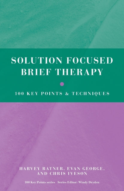 Binding: Paperback
Description: Solution Focused Brief Therapy: 100 Key Points and Techniques provides a concise and jargon - free guide to the thinking and practice of this exciting approach which enables people to make changes in their lives quickly and effectively.