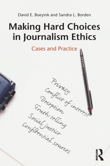 Binding: Paperback
Description: This book teaches students how to make the difficult ethical decisions that journalists routinely face.