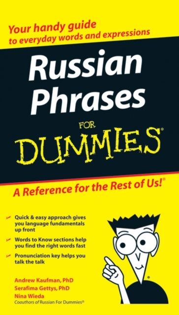 Binding: Paperback
Description: Traveling in a foreign country such as Russia suddenly becomes a lot more exciting when you can engage in elegant small talk with the locals.