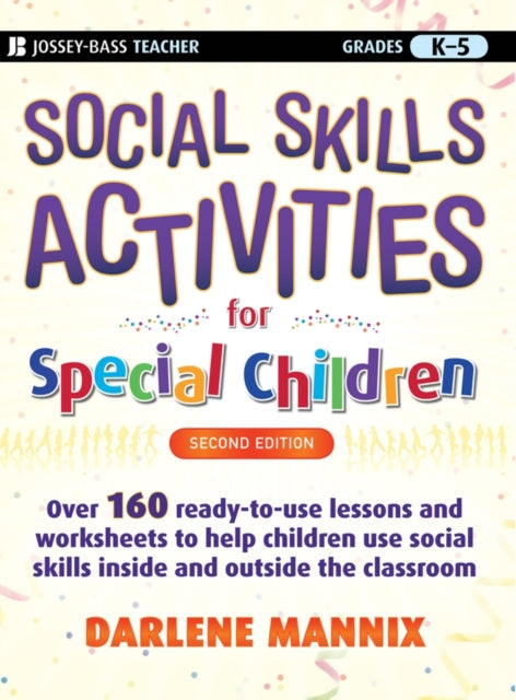 Mannix Darlene - Social Skills Activities For Special Children - Paperback