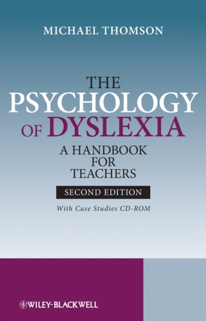 Binding: Collectible And Gift Editions
Description: The Psychology of Dyslexia: A Handbook for Teachers Second Edition is a superb introduction to the psychology of dyslexia for teachers.