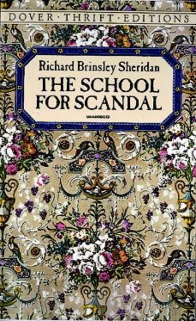 Sheridan Richard Brinsley - The School For Scandal - Paperback