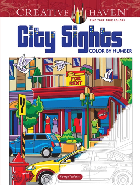 Binding: Paperback
Description: This charming book depicting city life includes 46 illustrations packed with taxis trolleys and traffic jams along with street vendors dog walkers store window displays and much more.