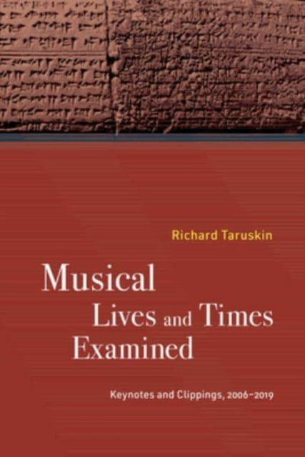 Binding: Paperback
Description: In this new and final collection Richard Taruskin gathers a sweeping range of keynote speeches reviews and critical essays from the first twenty years of the twenty - first century.