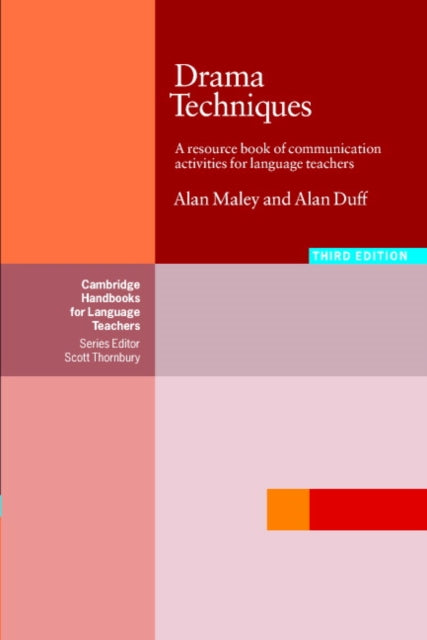Duff Alan - Drama Techniques A Resource Book Of Communication Activities For Language Teachers - Paperback