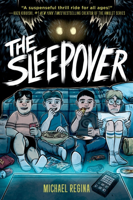Description: Perfect for fans of Stranger Things this middle grade graphic novel follows a group of kids trying to cheer up their friend after a recent loss with a fun - filled sleepover but their plans soon take a dark turn when they discover his new nanny may literally be a monster.