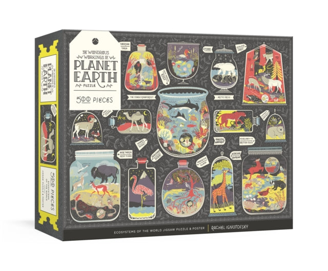 Binding: Creative Materials
Description: Our planet comes to life in this gorgeous puzzle featuring art from New York Times bestselling author Rachel Ignotofsky. Brilliantly colored art from Ignotofsky's book The Wondrous Workings of Planet Earth makes this 500 - piece puzzle fun for the whole family.