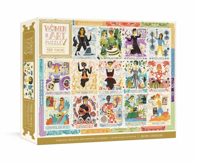Binding: Specialty Items
Description: This enlightening puzzle from New York Times bestselling author and artist Rachel Ignotofsky celebrates fifteen pioneering female artists in colorful detail.
