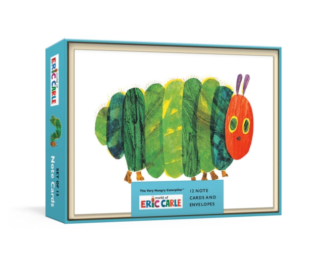 Binding: Toys & Hobbies
Description: This official set of twelve illustrated notecards features friendly characters and iconic images from Eric Carle's beloved bestseller The Very Hungry Caterpillar.