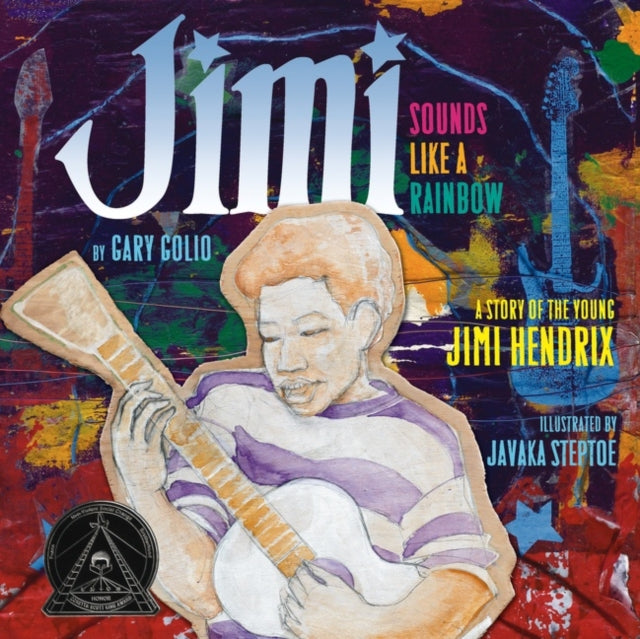 Binding: Hardcover
Description: Jimi Hendrix was many things: a superstar a rebel a hero an innovator. But first he was a boy named Jimmy who loved to draw and paint and listen to records. A boy who played air guitar with a broomstick and longed for a real guitar of his own.