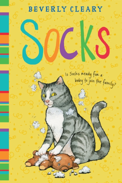 Binding: Hardcover
Description: " Both children and adults with roar with laughter." School Library Journal Newbery Medal - winning author Beverly Cleary charms readers with yet another lovable character Socks a jealous cat who must learn to share his owners with their new baby. Socks is one happy cat.