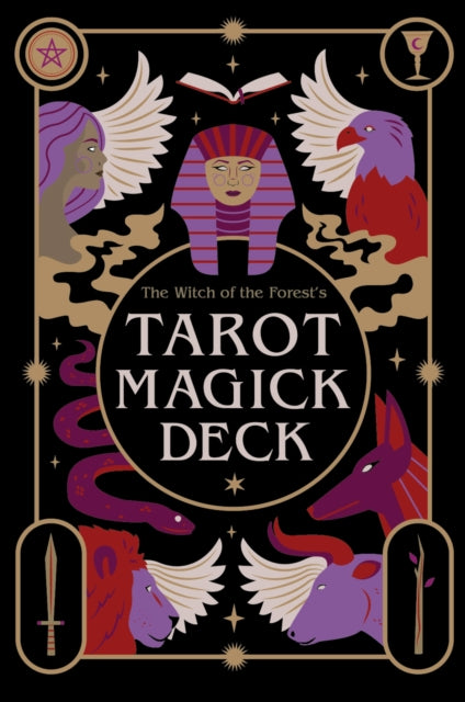 Squire Lindsay - The Witch Of The Forests Tarot Magick Deck 78 Cards And Instructional Guide