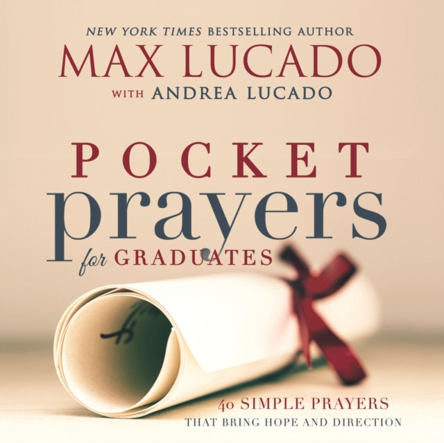 Binding: Hardcover
Description: Celebrate one of life's most important milestones with Scripture readings and guided prayers for graduates. Graduation is one of life's most exciting occasions. It can also be a source of uncertainty and anxiety.