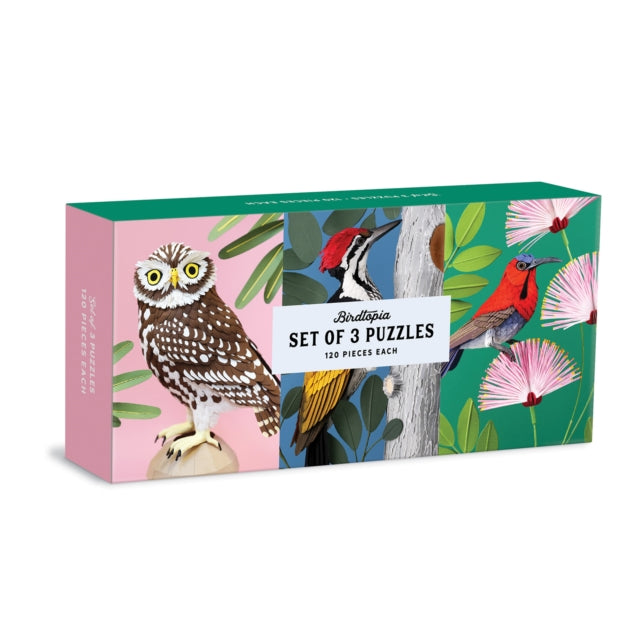 Binding: Toys & Hobbies
Title: Birdtopia Puzzle Set
Author(s): Galison
Publisher: Galison
Barcode: 9780735370043
Publication Date: 9/28/2021
Category: Stationery Items