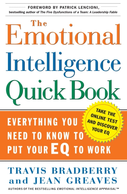Binding: Hardcover
Description: The foremost experts in evaluating Emotional Intelligence bring you an accessible how - to guide that helps you understand your EQ.
Title: The Emotional Intelligence Quick Book Everything You Need To Know To Put Your Eq To Work
Author(s): Greaves Dr.