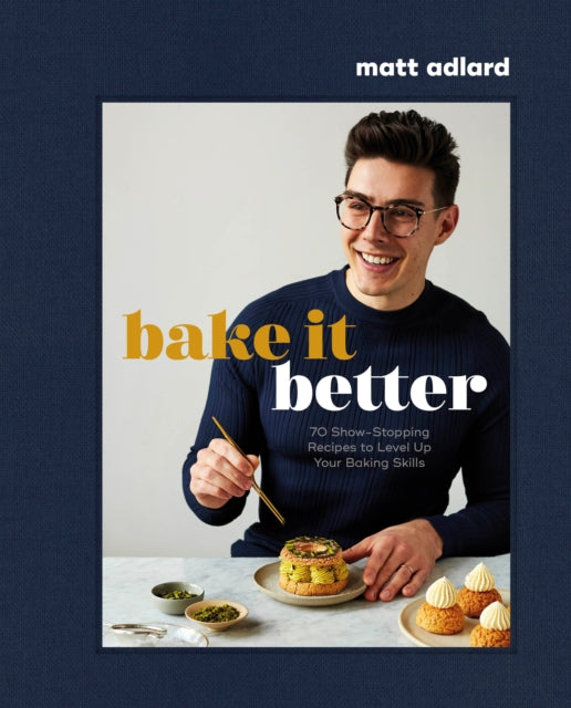 Binding: Hardcover
Description: Publishers Weekly Bestseller Why bake it "good enough" when you can Bake It Better? In Bake It Better Instagram and Tik Tok star Matt Adlard shares his tried - and - true baking approach to help home chefs advance from intermediate - level to master baker - all at their own pace.