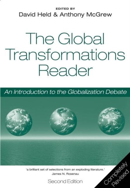 Binding: Paperback
Description: The world is changing dramatically and a vigorous public debate is under way about the nature and historical significance of these changes. At the centre of this debate lie conflicting claims about the extent form and consequences of contemporary globalization.