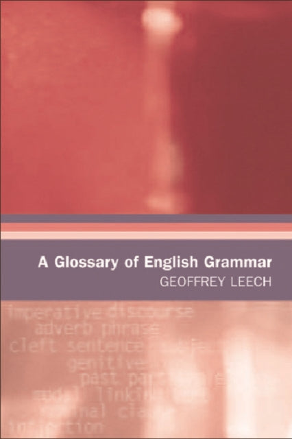 Binding: Paperback
Description: This glossary presents a wide range of terms used to describe the way the English language is structured. Grammatical terms can be a problem for students especially when there are alternative names for the same thing (for example 'past tense and 'preterite').