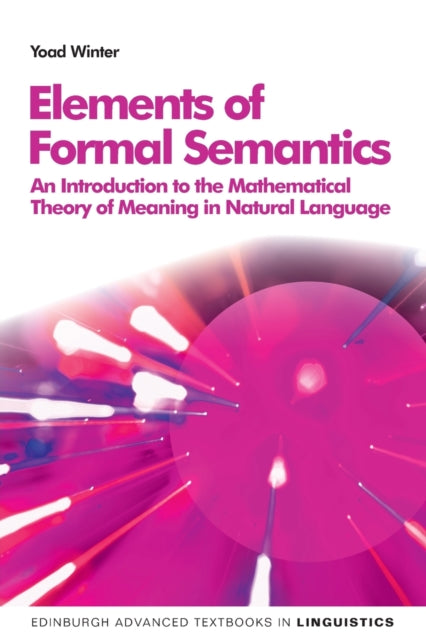 Binding: Paperback
Description: Designed as a quick yet thorough introduction to one of the most vibrant areas of research in modern linguistics today this volume reveals the beauty and elegance of the mathematical study of meaning. It introduces the essential principles and techniques of formal semantics.