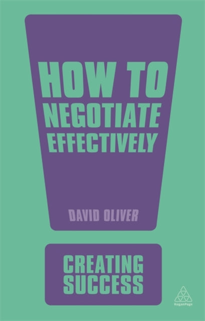 Binding: Paperback
Description: How to Negotiate Effectively provides tips tools and techniques for getting it right. It explores and advises on every aspect of the negotiation process including: tactics and counter - measures handling deadlock making concessions enhancing your authority and getting the best deal.