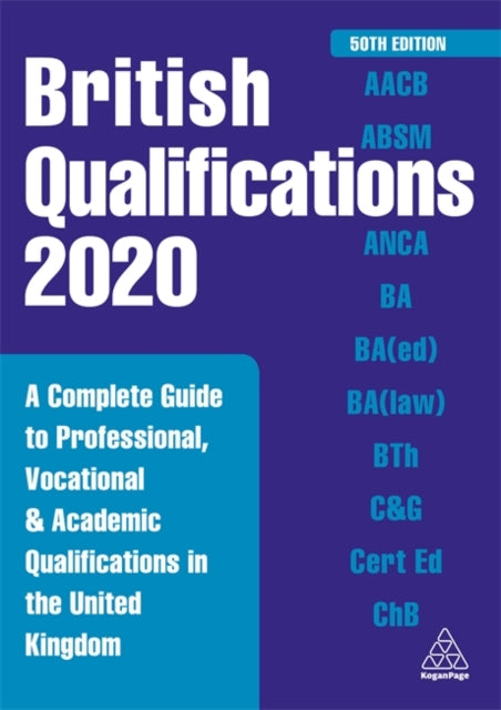Binding: Paperback
Description: Get comprehensive information on academic professional and vocational qualifications in the UK plus essential context of important reforms and developments in this definitive reference guide.