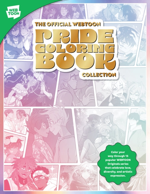 Binding: Paperback
Description: The Official Webtoon Pride Coloring Book Collection is not just a coloring book; it's a celebration of love diversity and the power of storytelling.