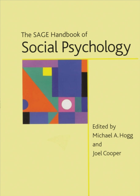 Sage Publications Inc - The Sage Handbook Of Social Psychology - Hardcover