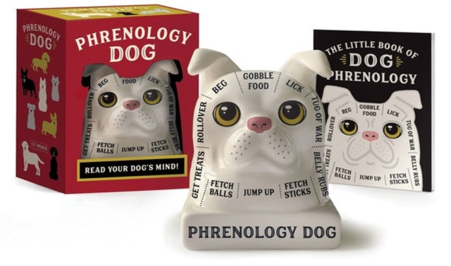 Binding: Multiple Components
Description: Read your dog's mind with this adorable companion to the Phrenology Cat miniature kit.