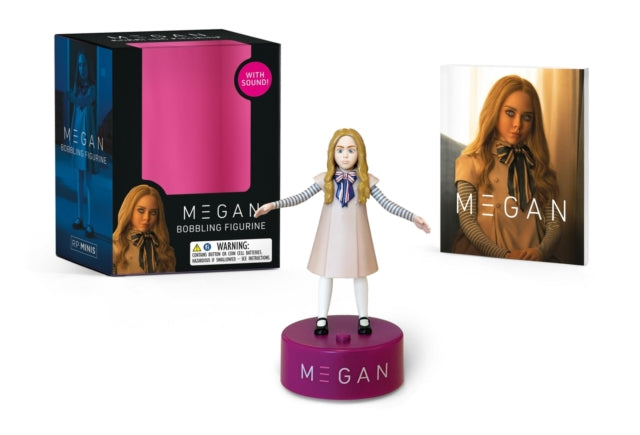 Binding: Multiple Components
Description: M 3 GAN Model Three Generative Android M 3 GAN for short is now a mini bobbling figurine complete with audio of some of her most iconic lines from the modern horror film.