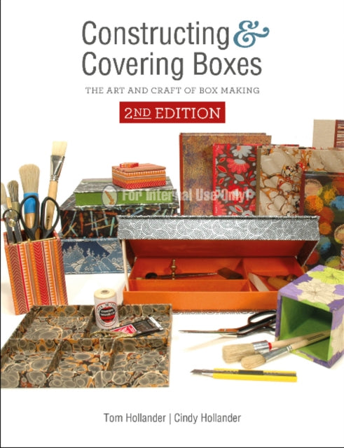 Binding: Paperback
Description: Learn all the steps necessary to make a variety of colorful decorative useful boxes created from book board and covered with decorative papers and book cloth. Nearly 300 color photos illustrate every step needed to make hinged lid clamshell and creative boxes.