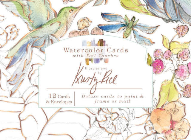 Rice Kristy - Watercolor Cards With Foil Touches Illustrations By Kristy Rice